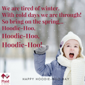 Young girl celebrating Hoodie-Hoo Day