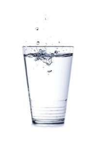 Water in a glass