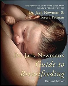 book cover with baby breastfeeding: Guide to Breastfeeding by Dr. Jack Newman